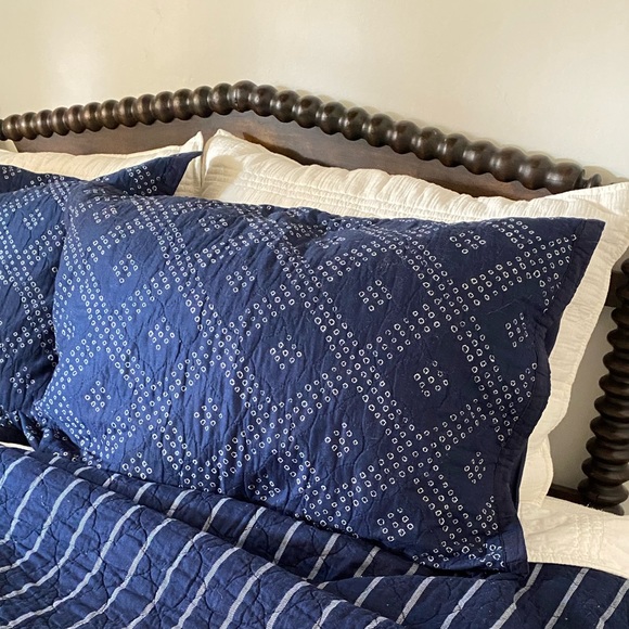 Threshold Shibori Dot Cotton Shams
. - Picture 2 of 3